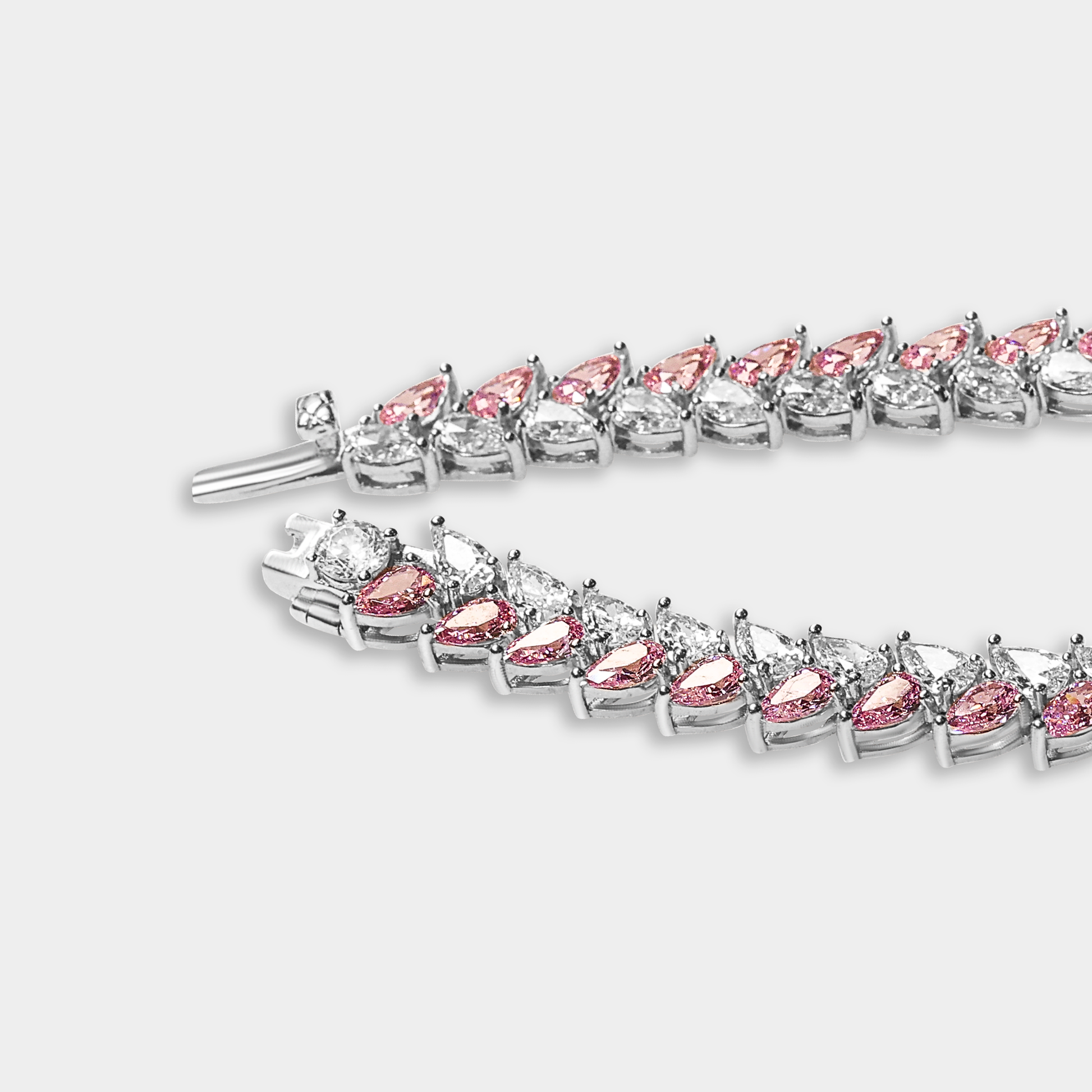 Fern Petals Tennis Bracelet