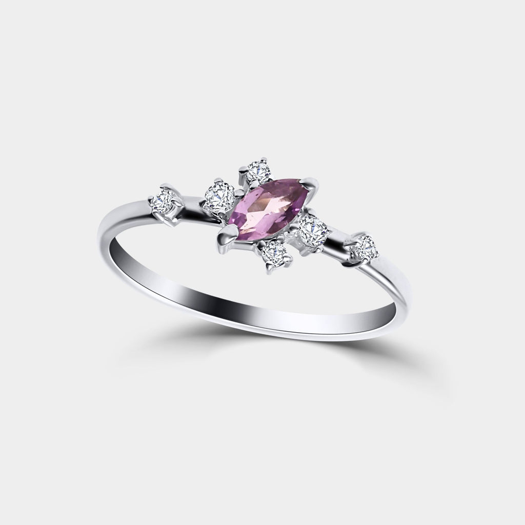 Lilac Flower Ring