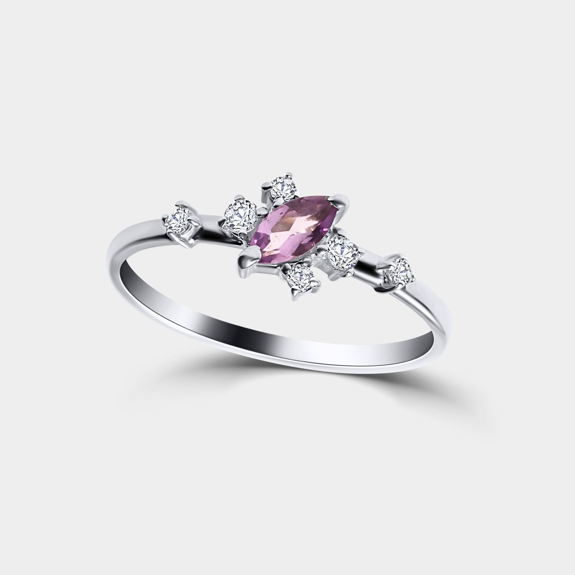 Lilac Flower Ring