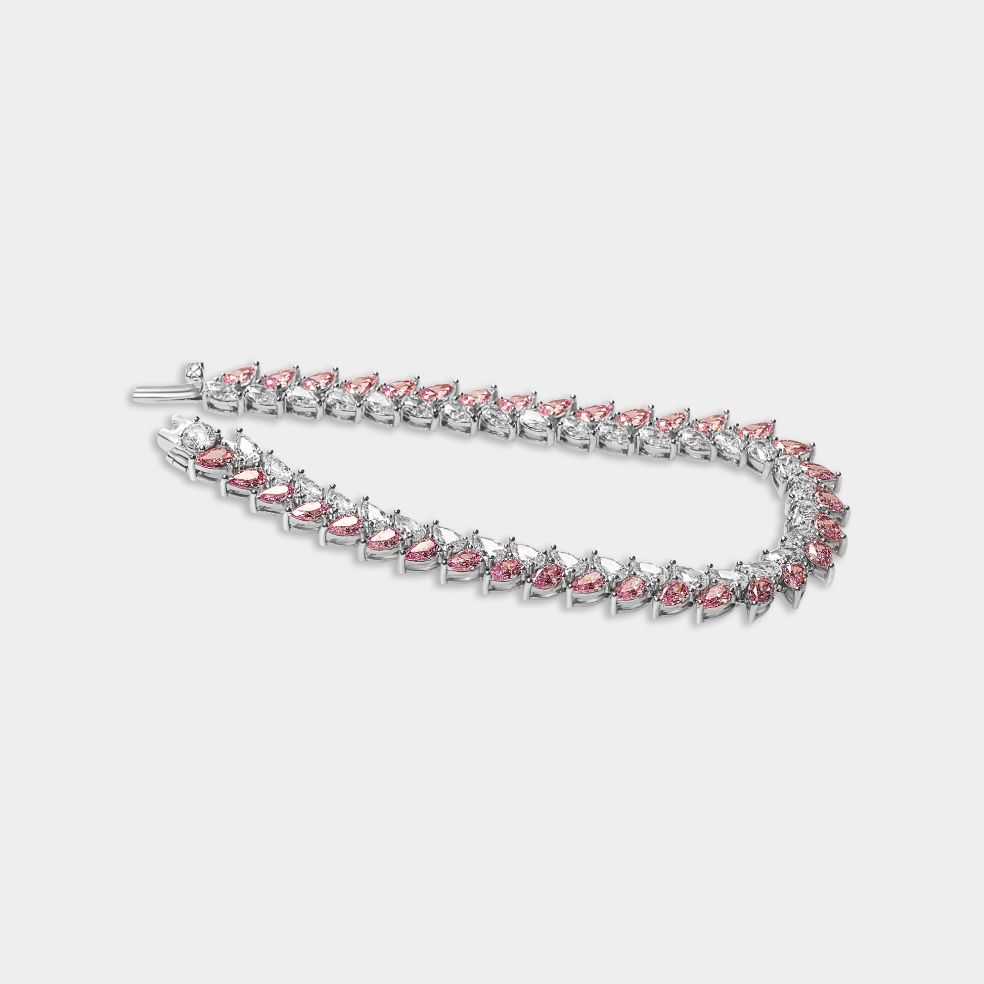 Fern Petals Tennis Bracelet