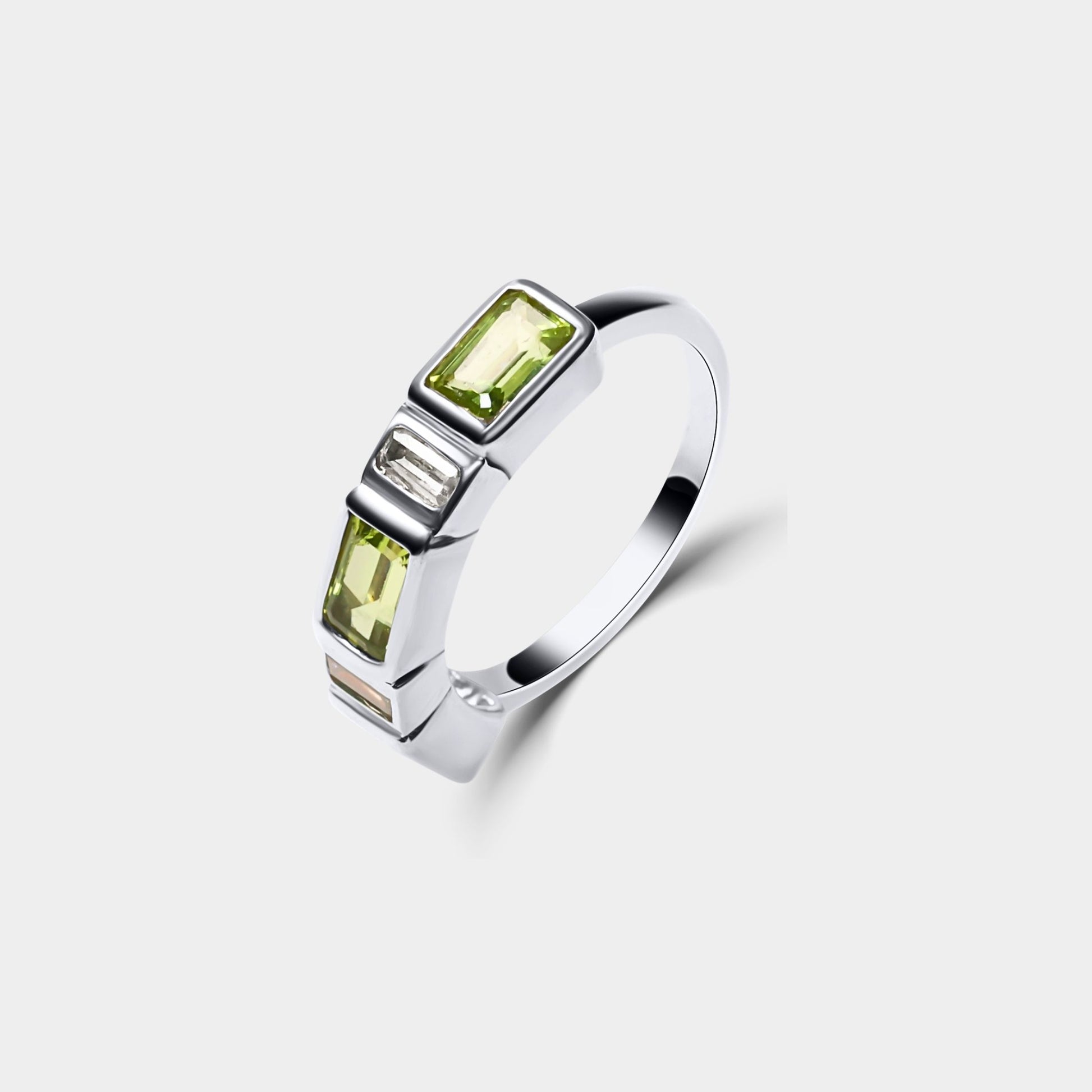 Olivine Agape Ring