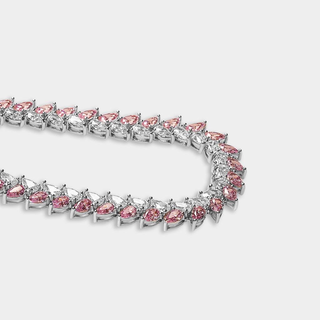 Fern Petals Tennis Bracelet