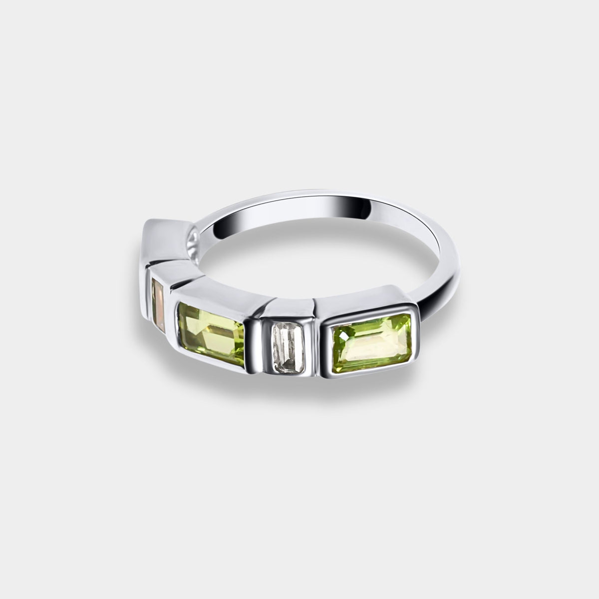 Olivine Agape Ring