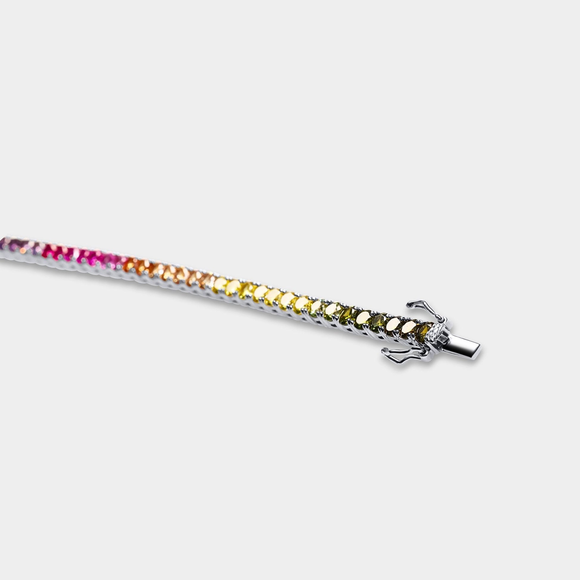 Rainbow Pave N°1 Tennis Bracelet