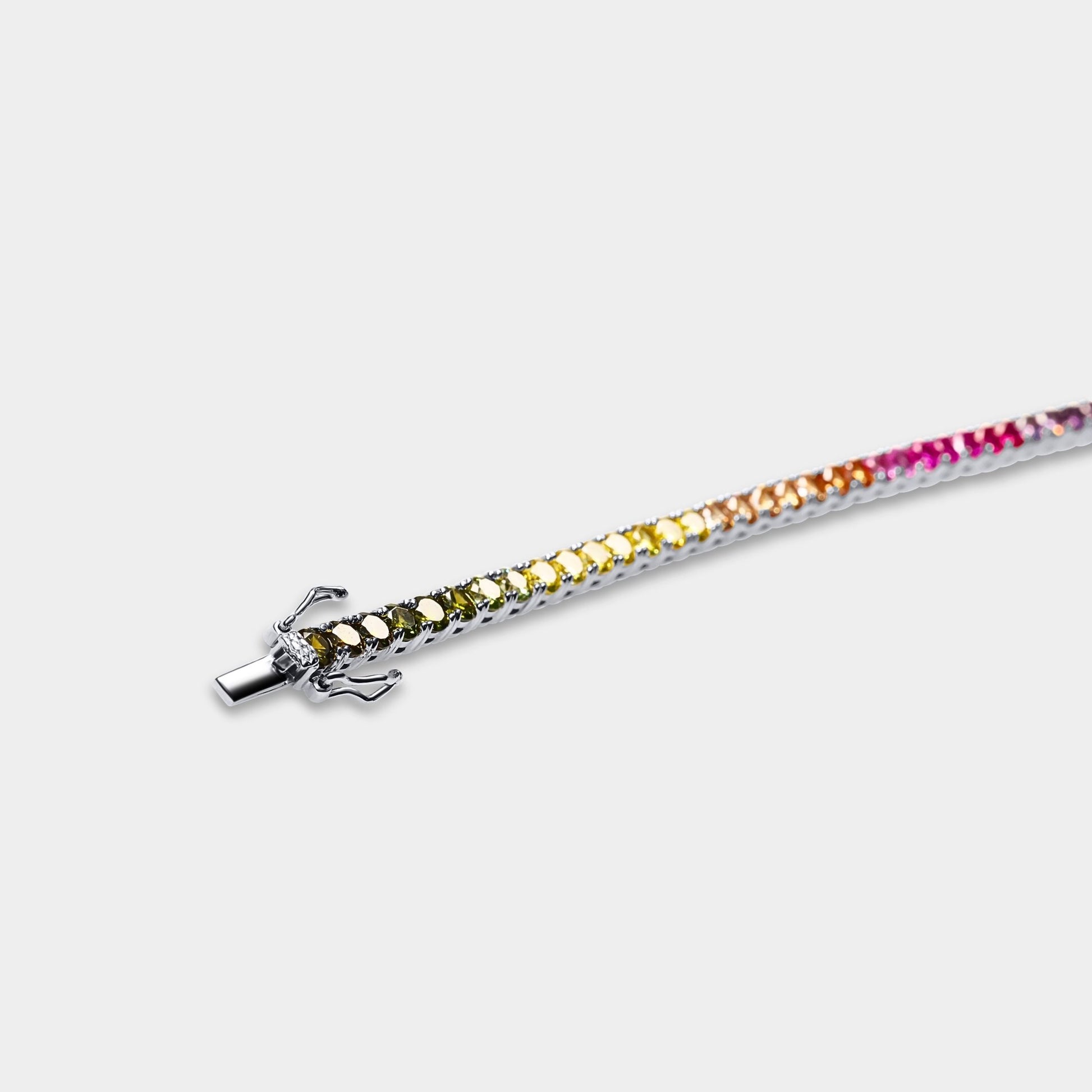Rainbow Pave N°1 Tennis Bracelet