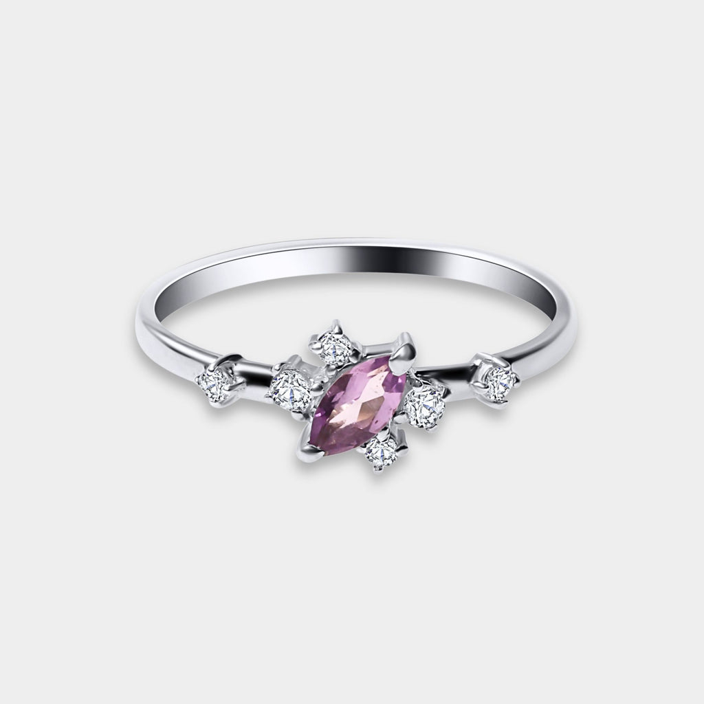 Lilac Flower Ring