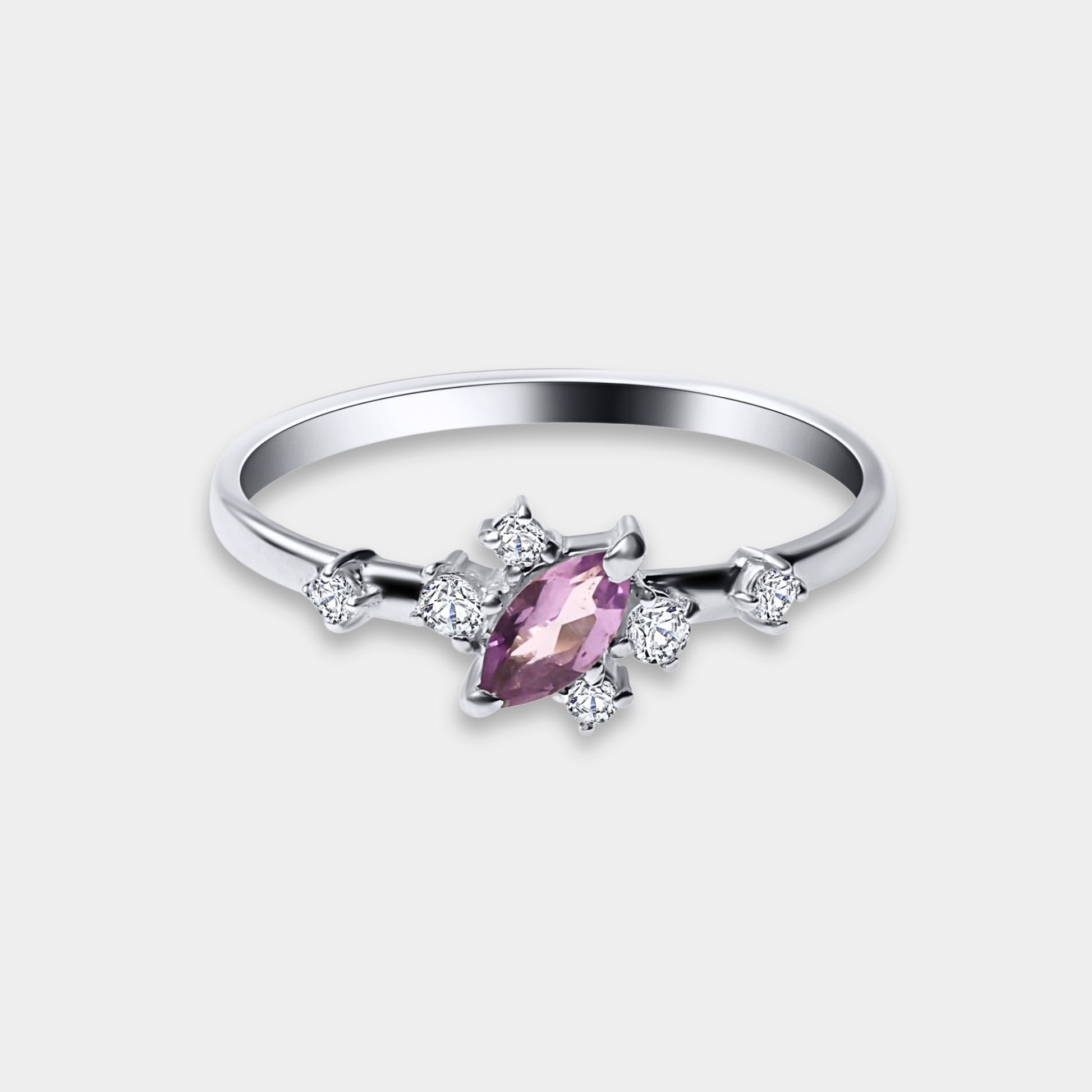 Lilac Flower Ring