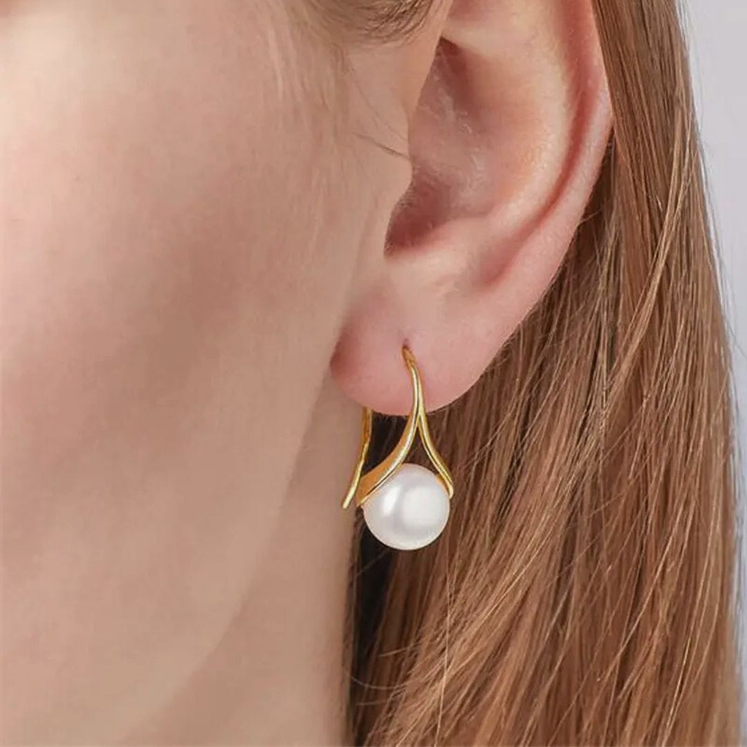 Mesme Pearl Spike Earrings
